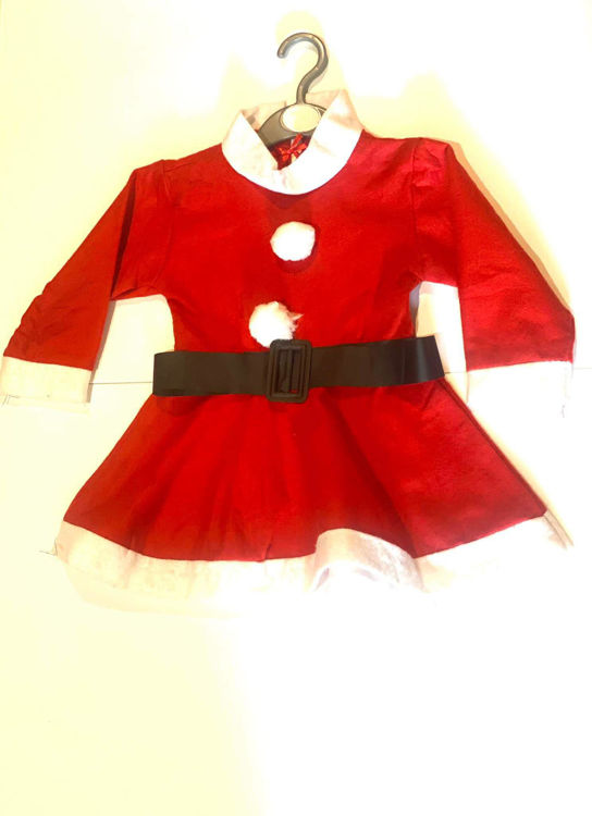 Picture of MCD GIRLS MOTHER CHRISTMAS DRESS WITH BELT
